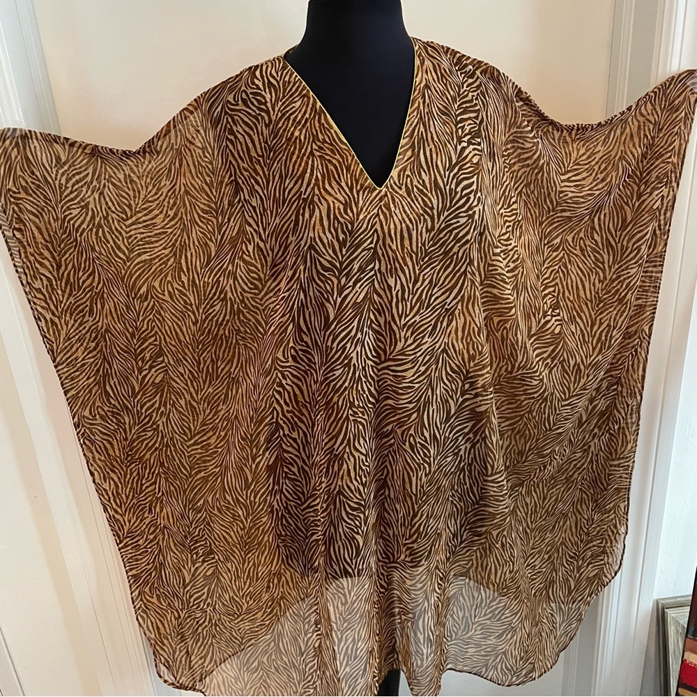 COVERUP or DRESS! Animal Print! Caftan!
